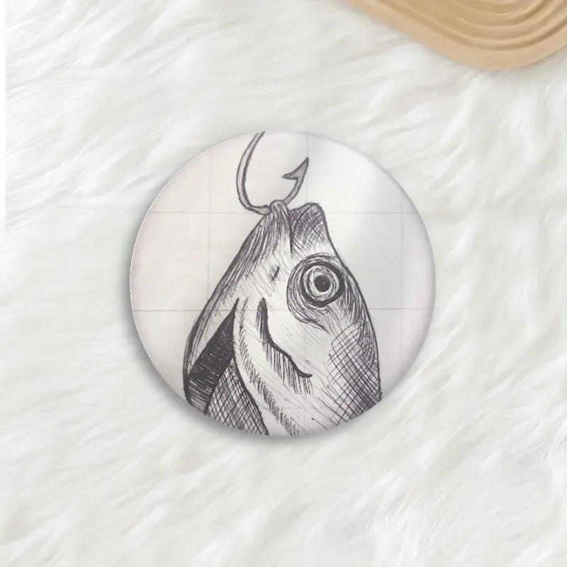 Bass on a hook