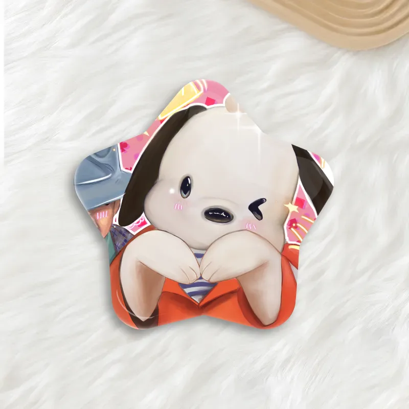 Pocchacco Star Button Pin