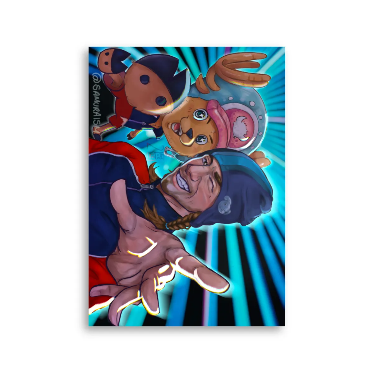 Jamiroquai x One Piece A4 Poster
