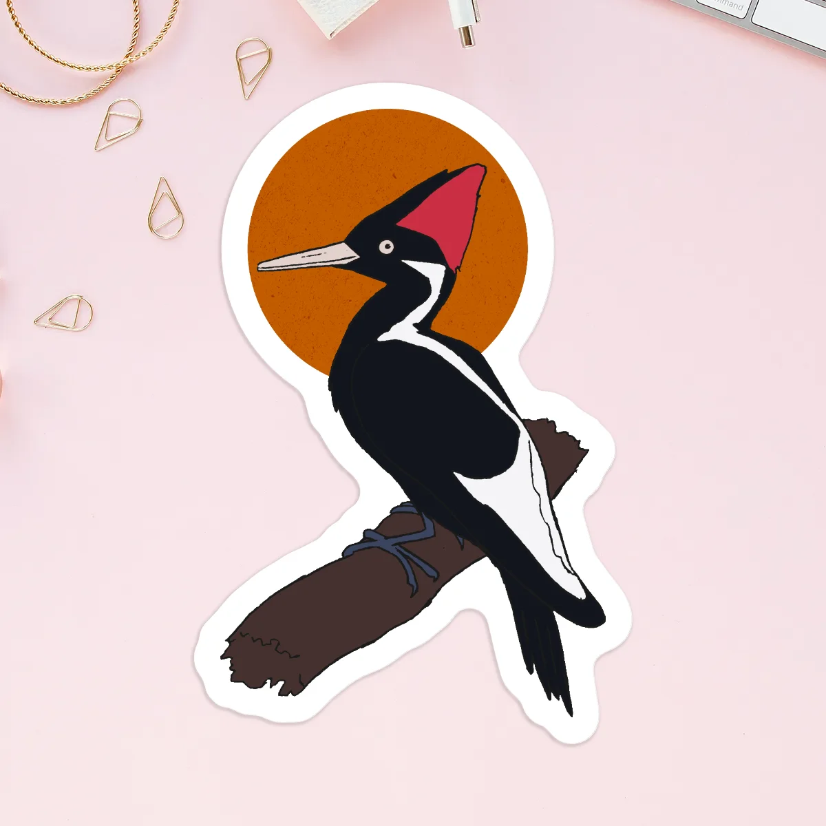 Ivory Woodpecker Stickers