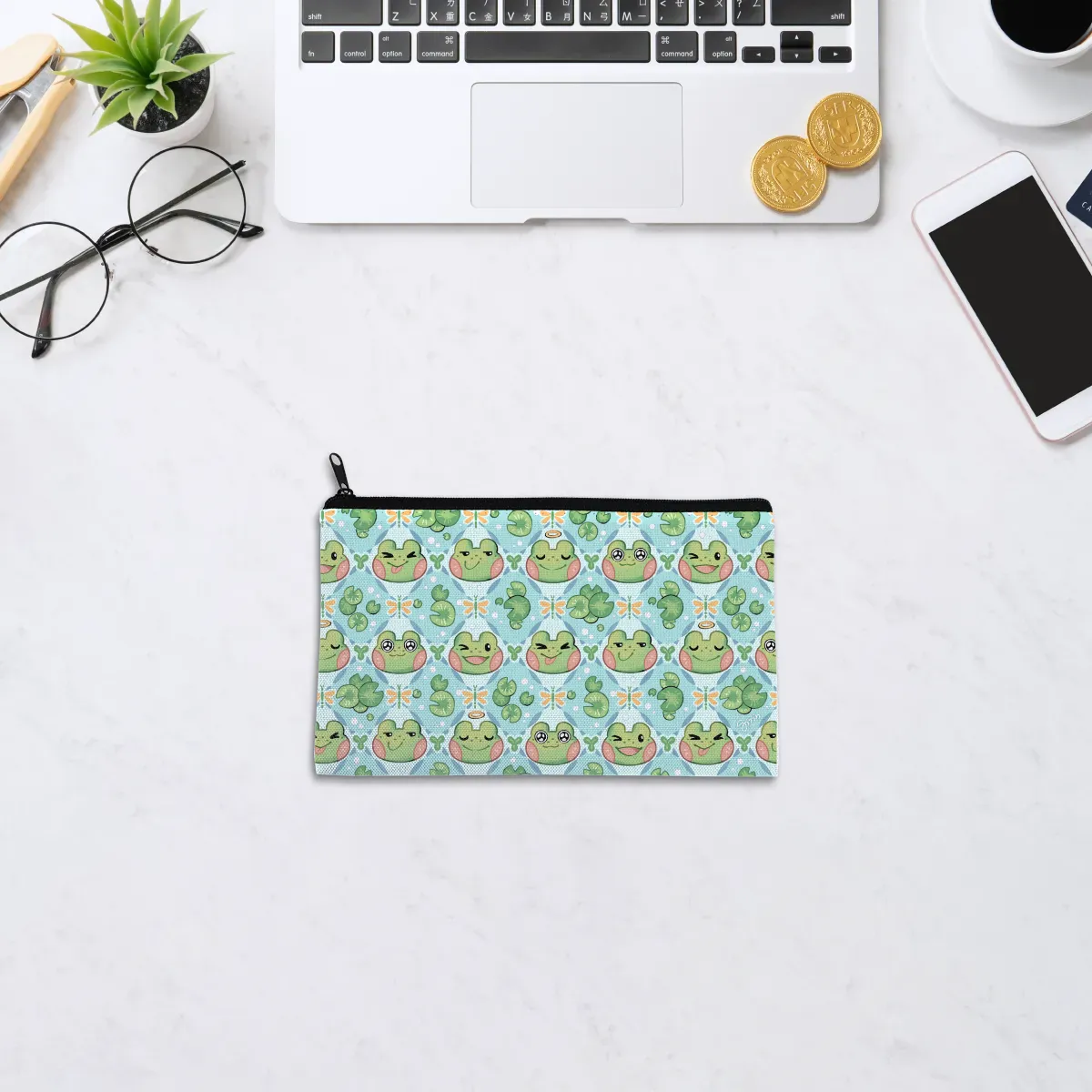 Cute Frog Pencil Case
