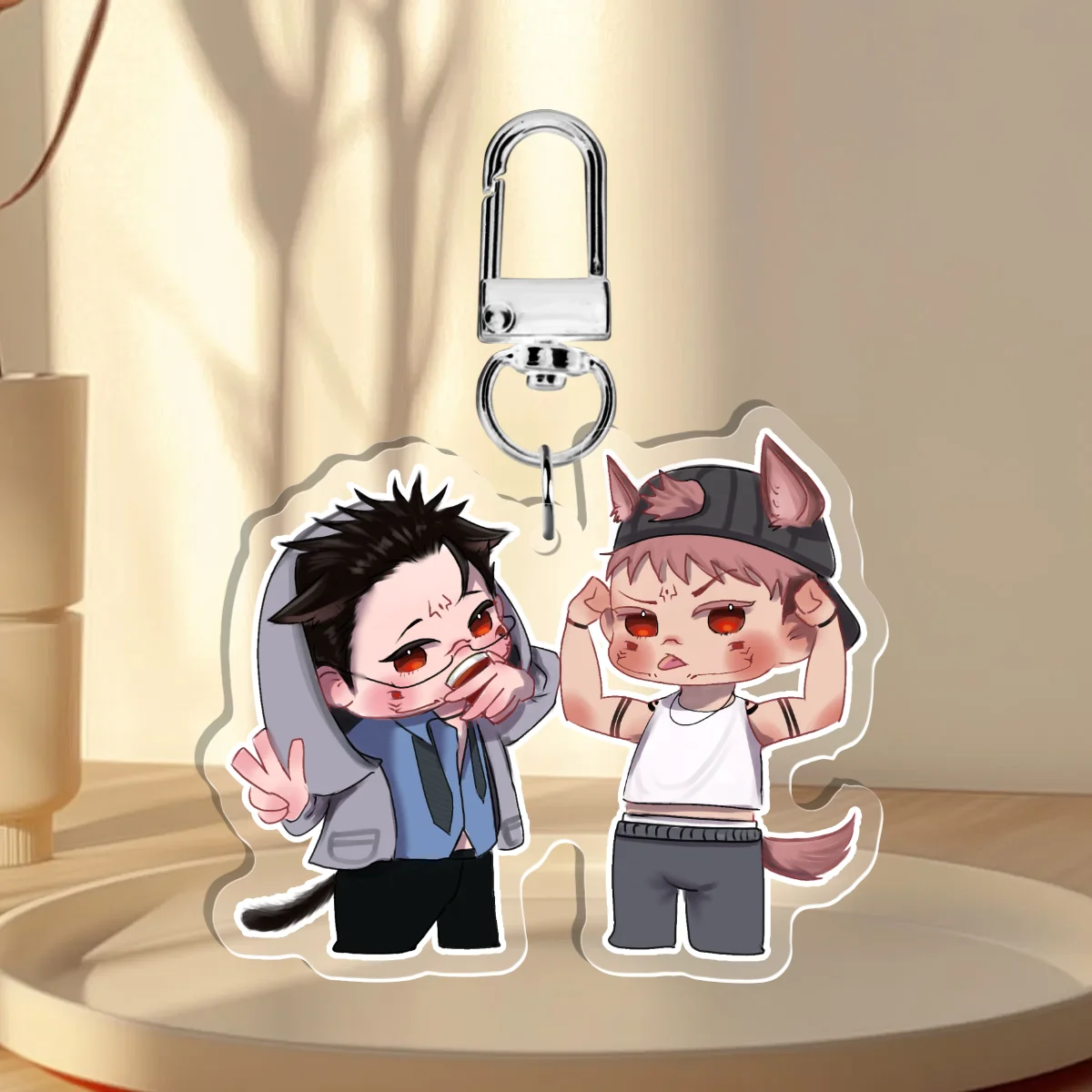 sukuna twins keychain