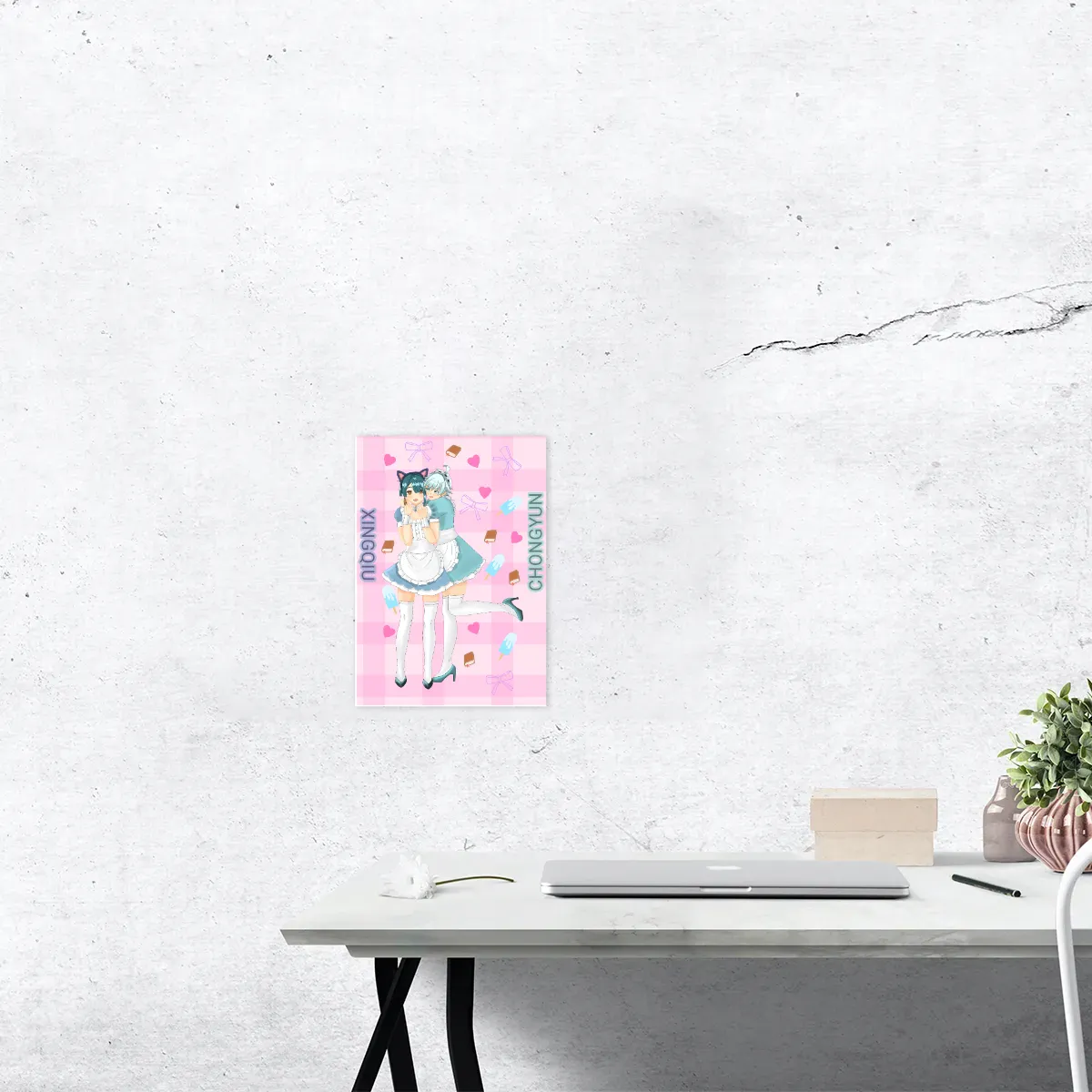 Xingqiu x Chongyun Printed Poster