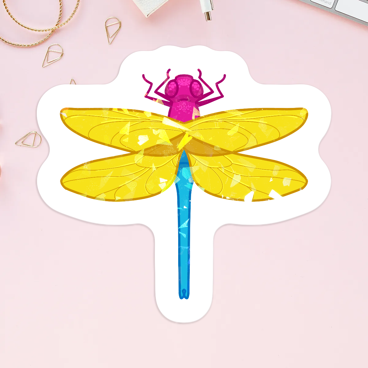 Pan dragonfly Stickers