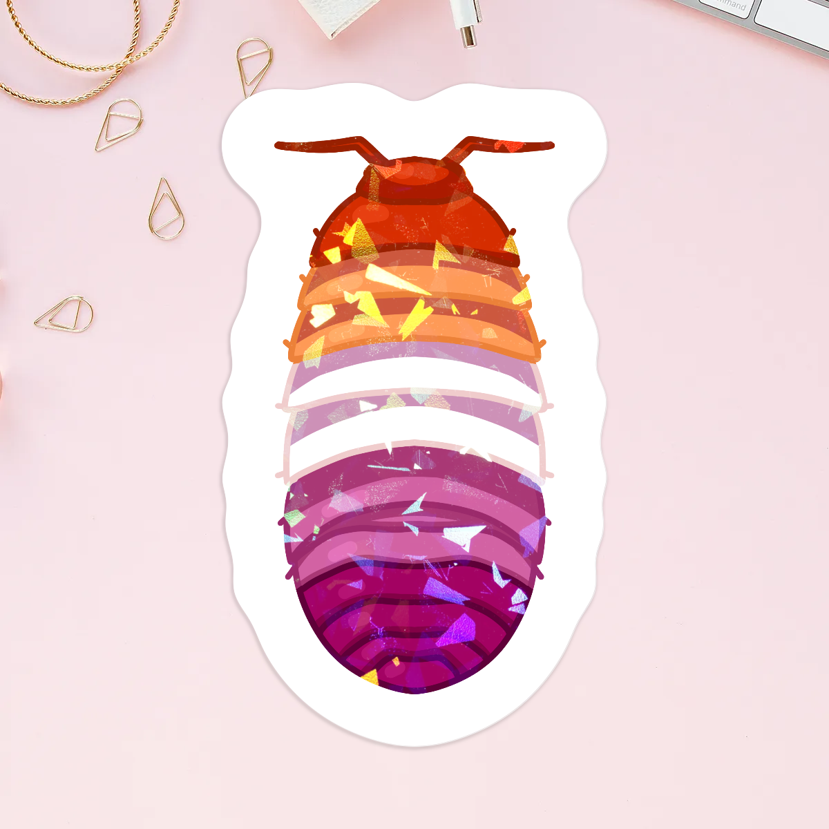 Lesbian bug Stickers