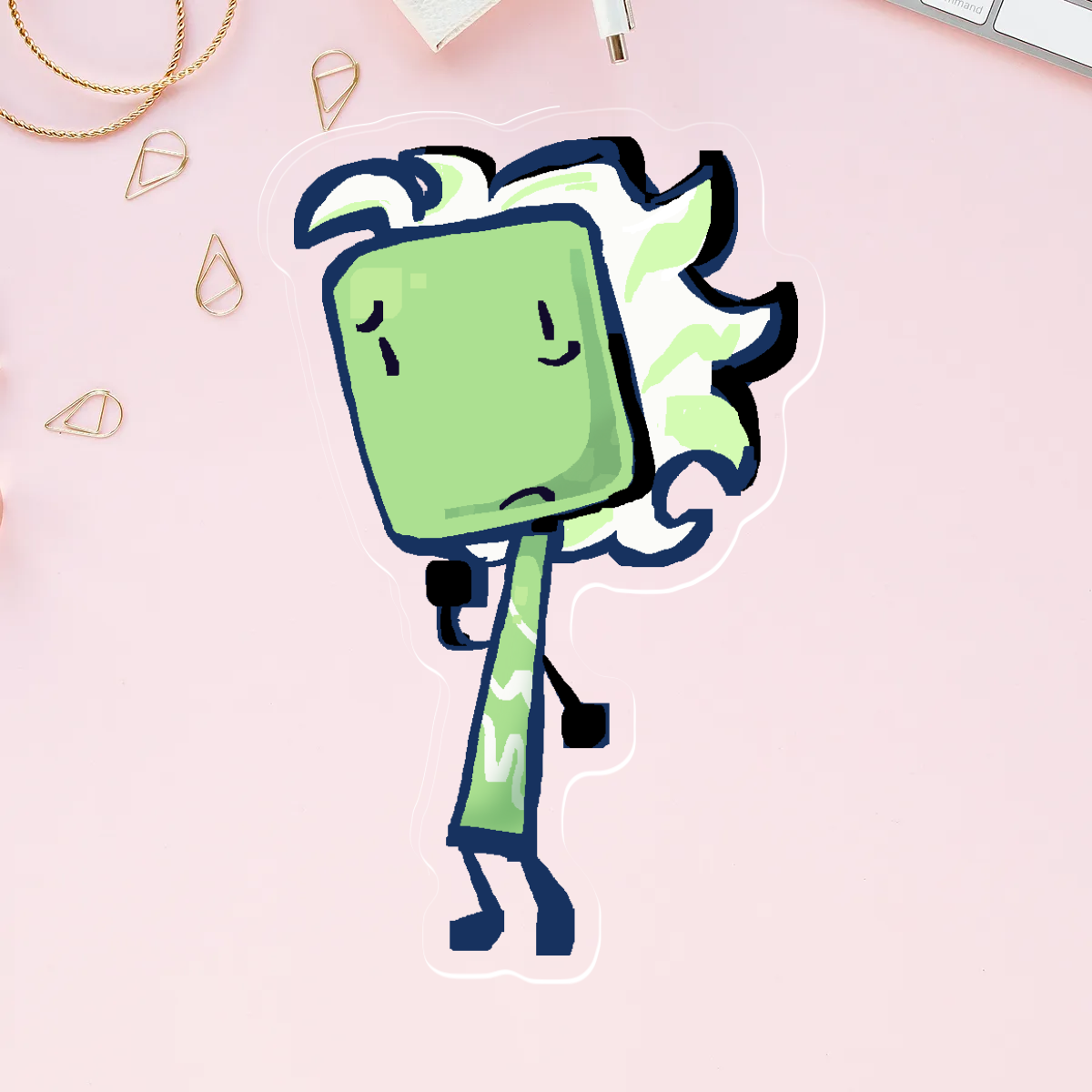 Calvin D&GFE Acrylic Pin