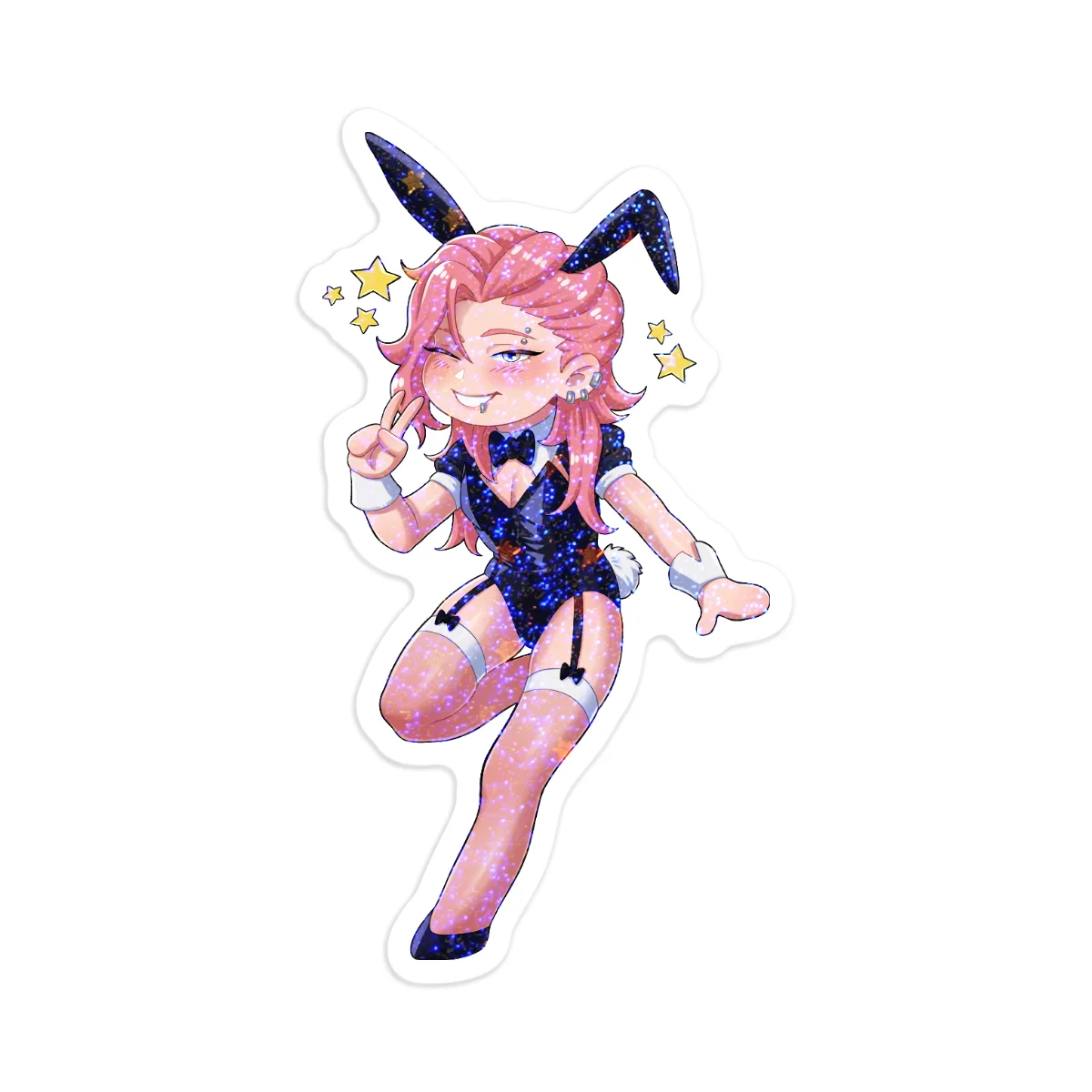Kaoru AU Holographic Stickers