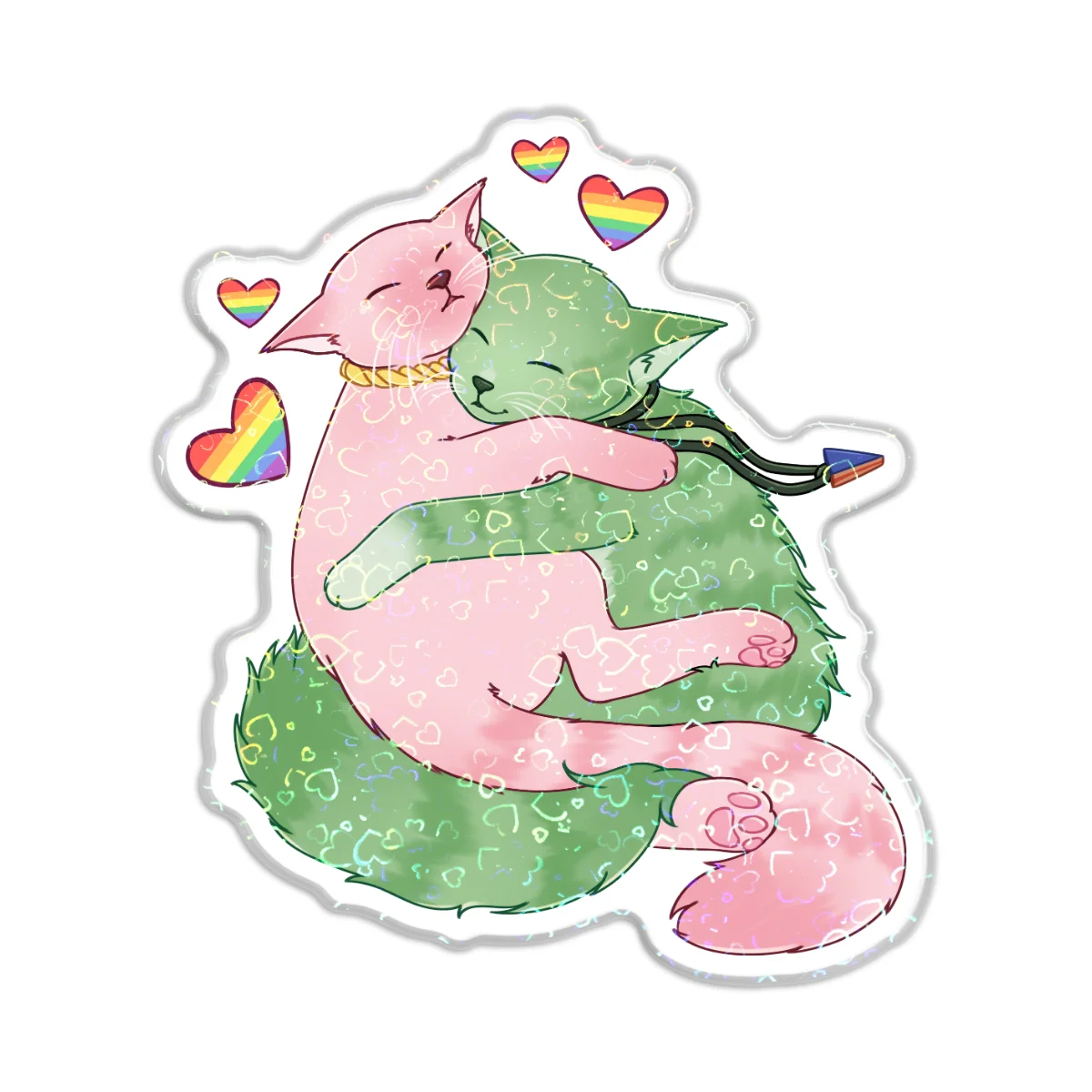 Matchablossom Cats Acrylic Pin