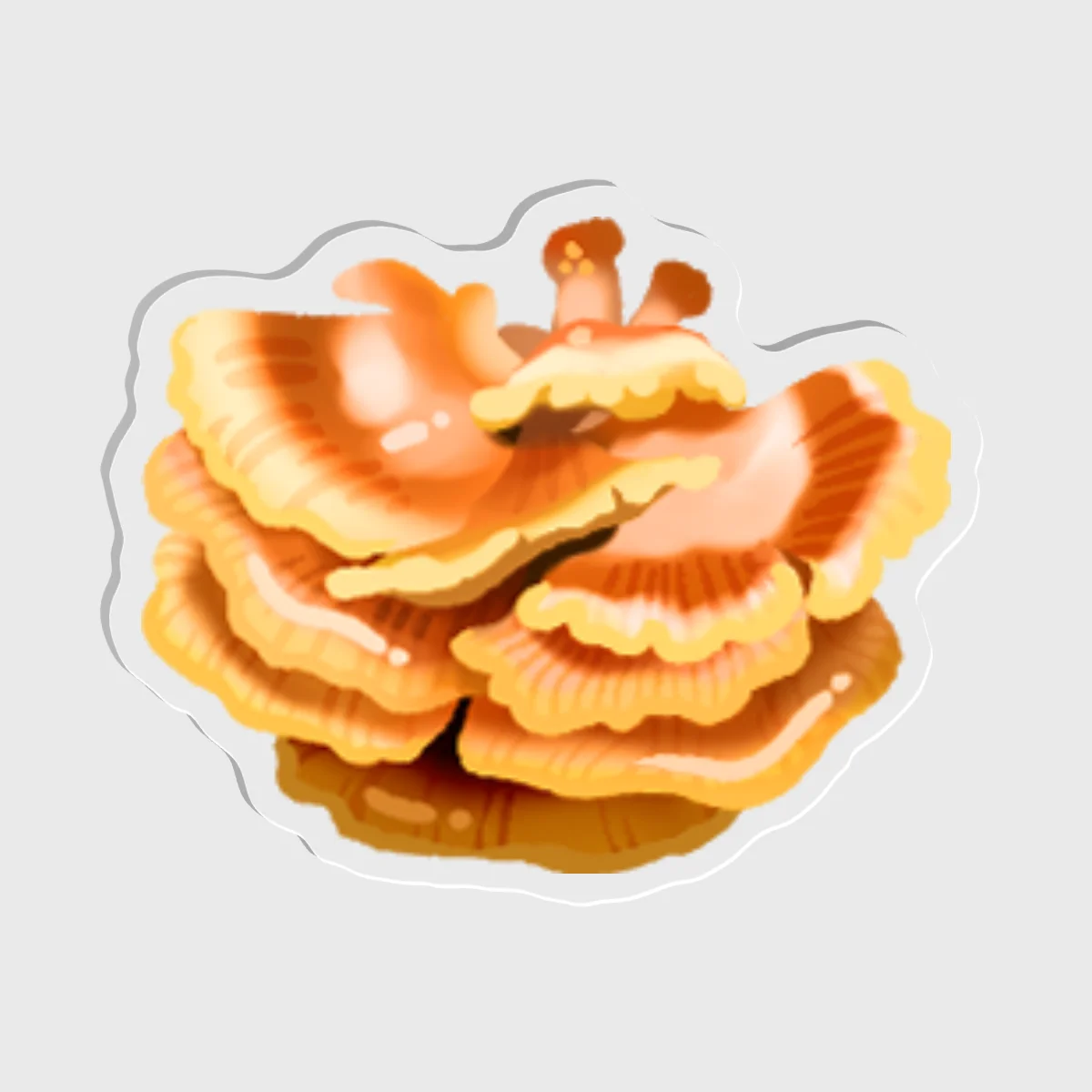 Chicken of the Woods Mushroom Magnet