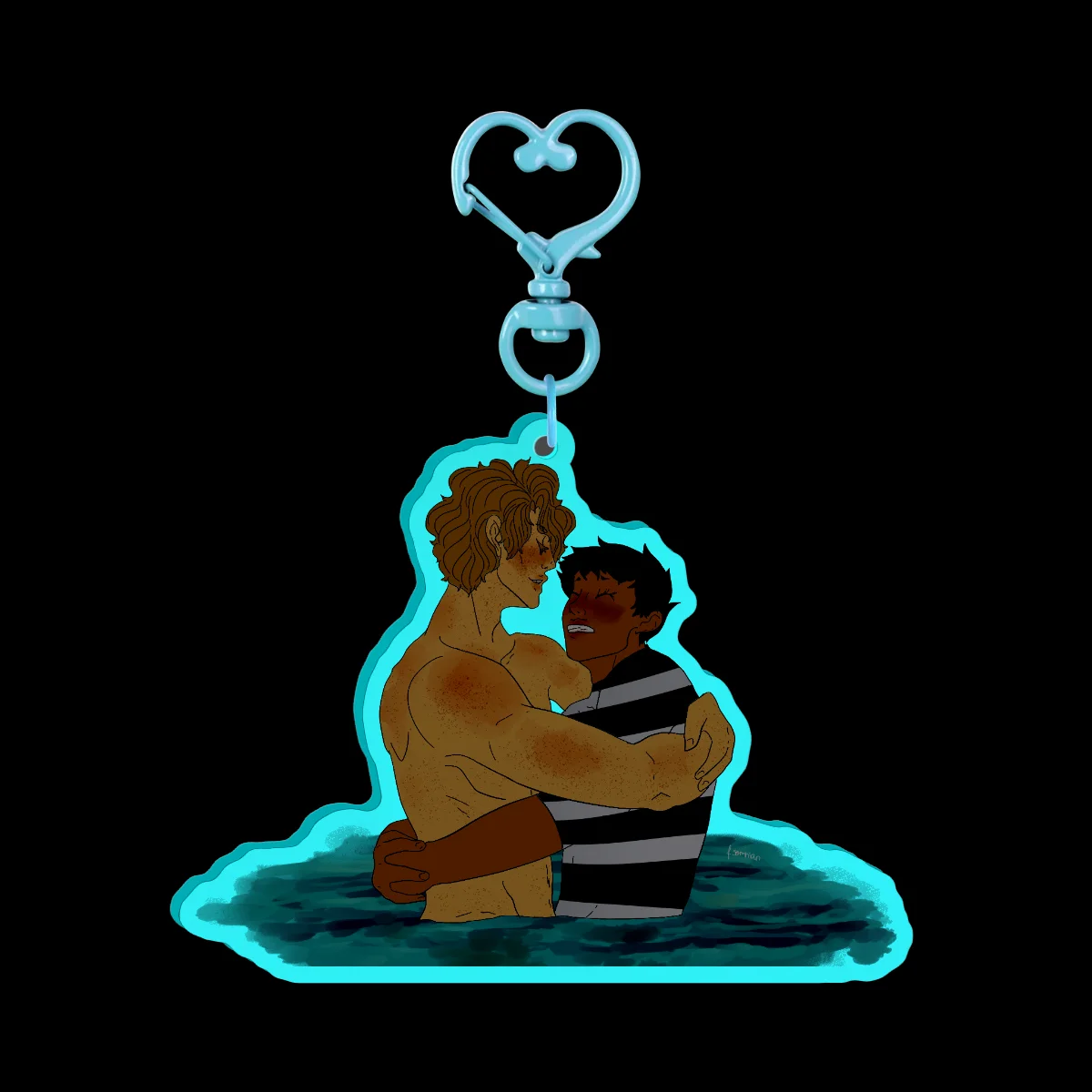 TGAA Ryulock | Custom Glow In The Dark Acrylic Keychains