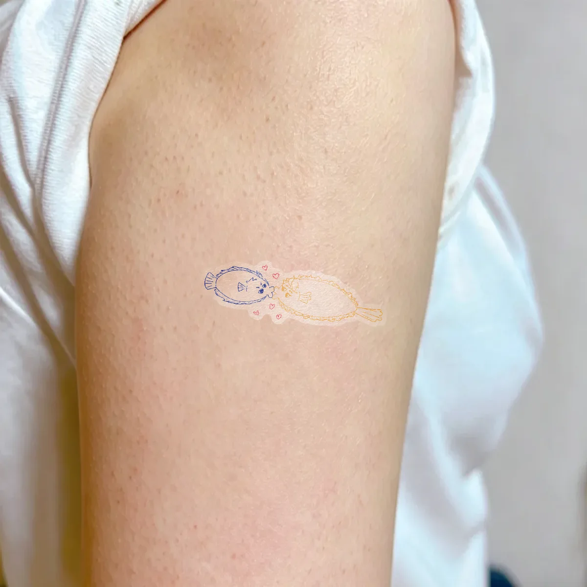RYULOCK FLOUNDER | Temporary Tattoo Stickers