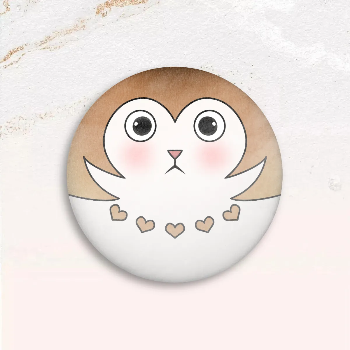 Paissa plush button