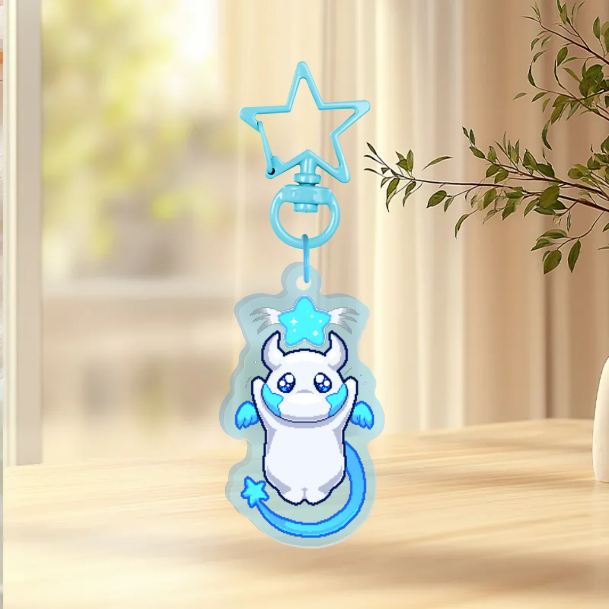 Pixel Bloop Keychain 2