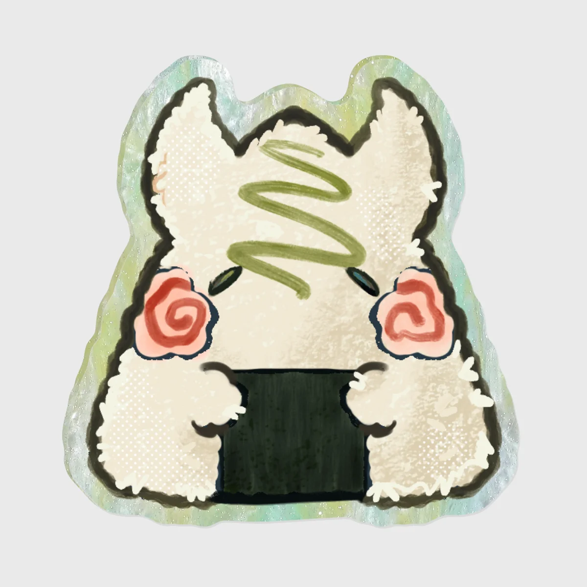 Onigiri Bloop Acrylic Pin 3