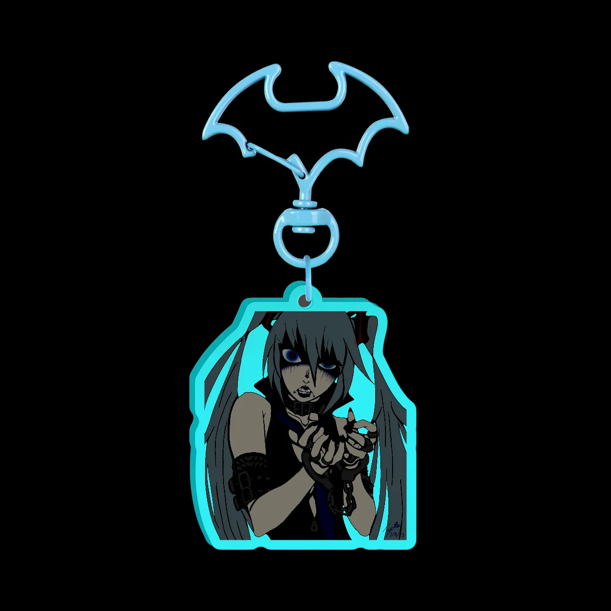 Heading Reckless into the Future! Keychain