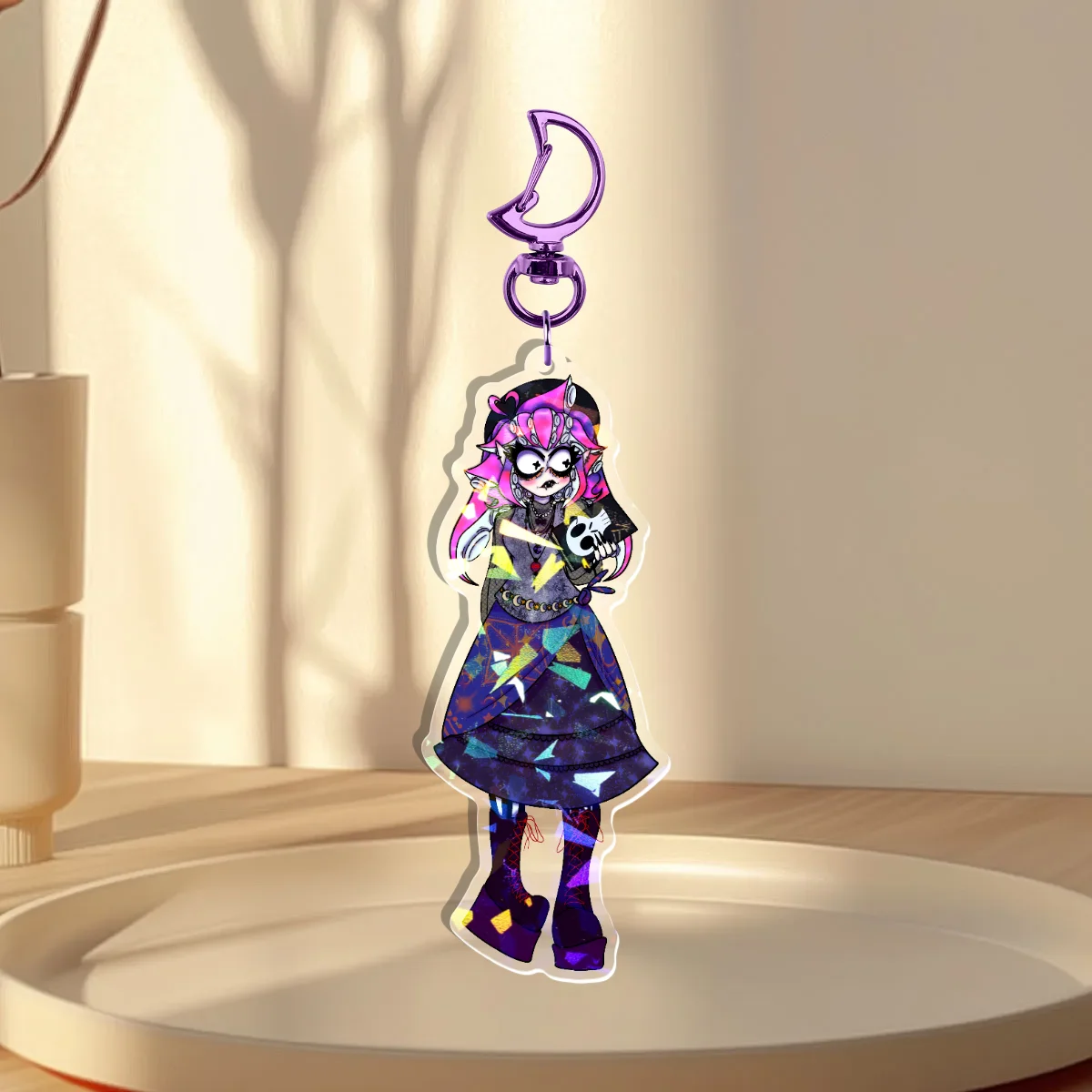 Ink casual dress Keychain