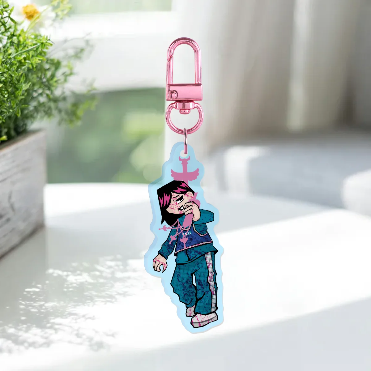 Cho Hyun-Ju player 120 Squid Games Acrylic Keychains 6cm
