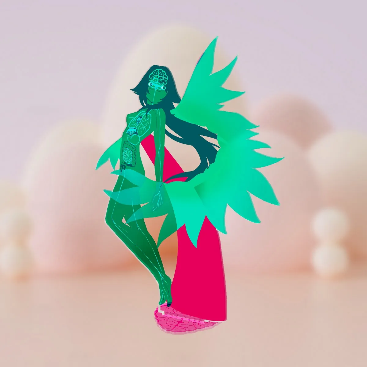 Gore Aya no Uta Clear Acrylic Standees
