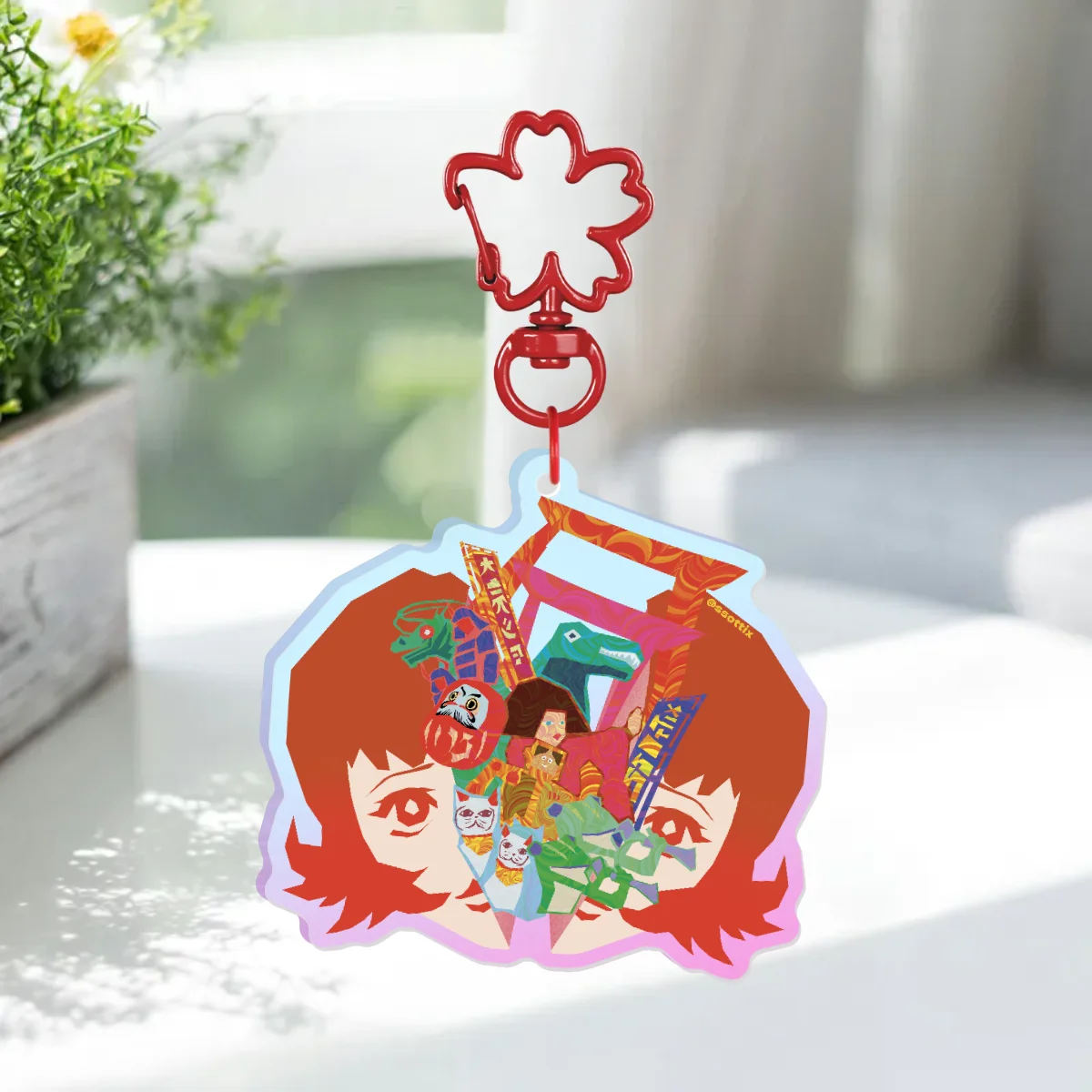 Paprika Rainbow Acrylic Charms 6cm
