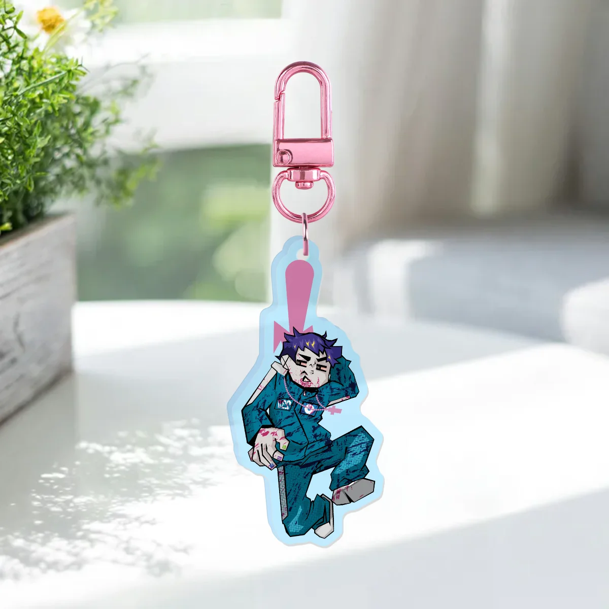 Thanos Squid Games Colored Acrylic Keychains