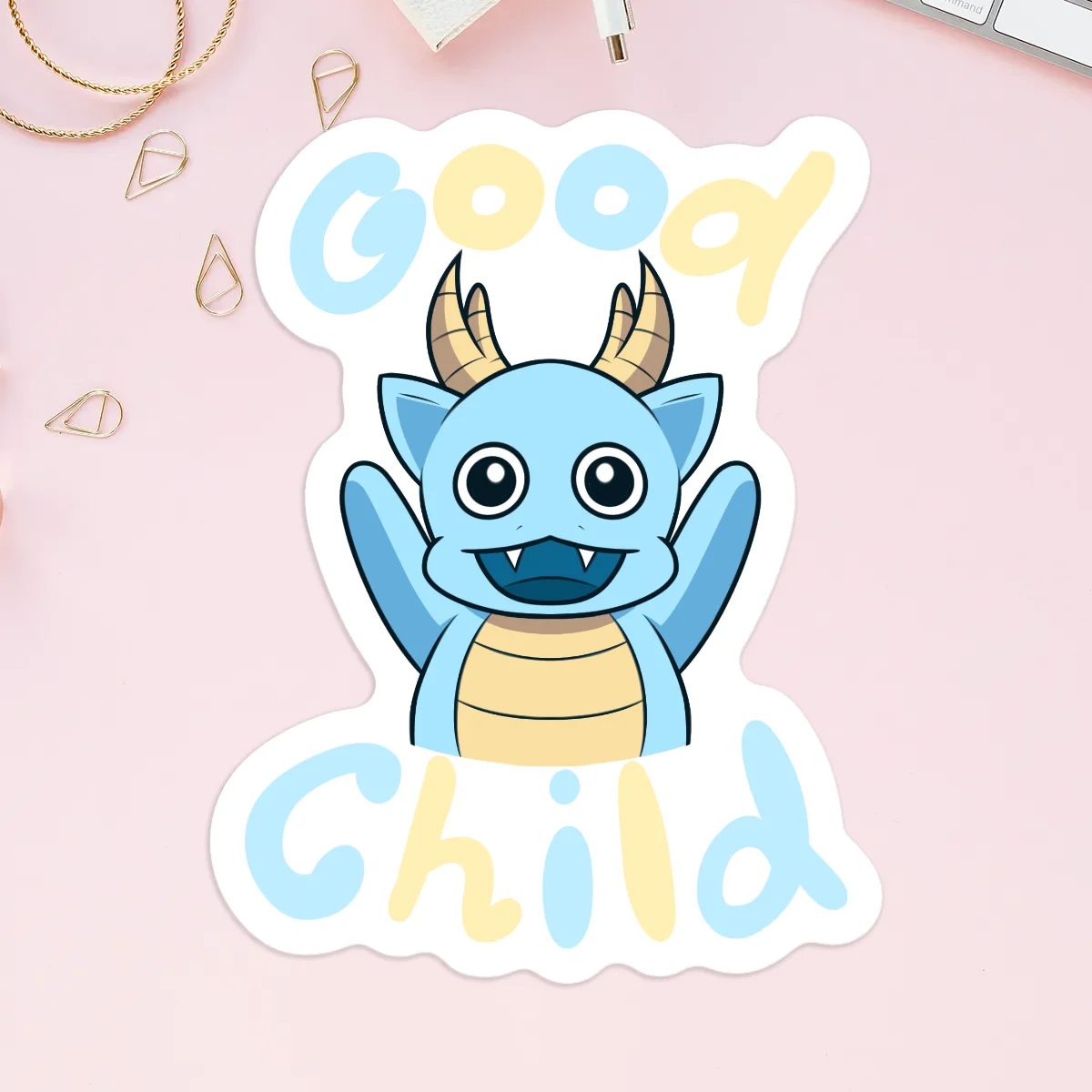 GSGW - Vinyl Sticker (Blue Dragon)