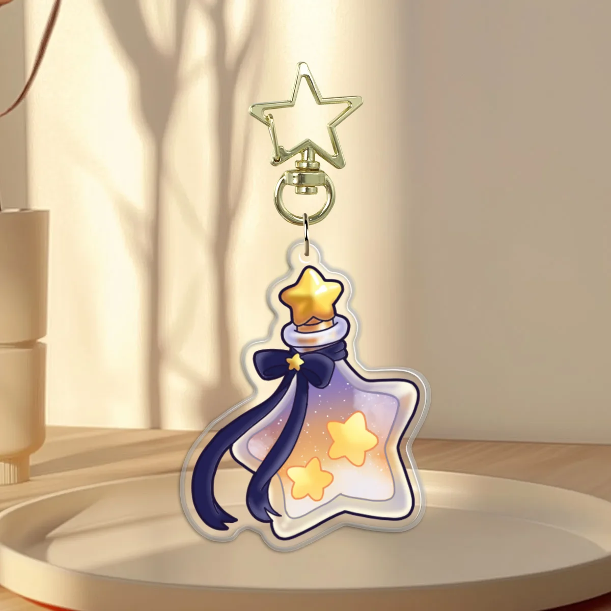 Starlight Essence Epoxy Keychain