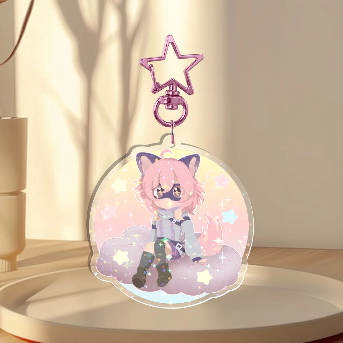 Chibi Rori Holographic Keychain