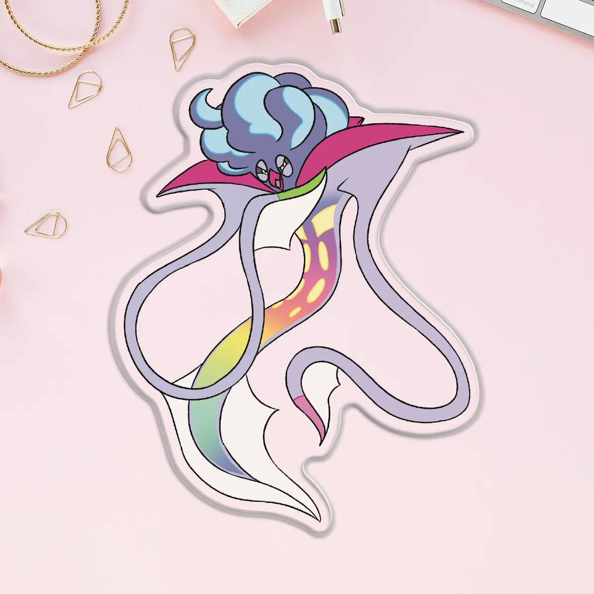 Mega Malamar Acrylic Pin