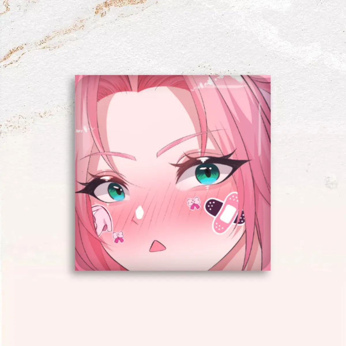 suzy_q 3.0 - "blush" - square button pin