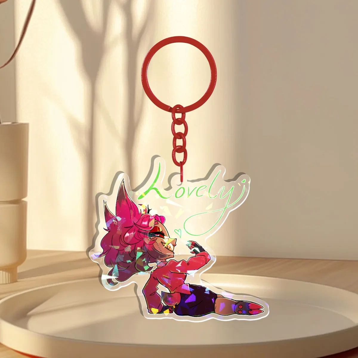 Alice Holographic Keychain