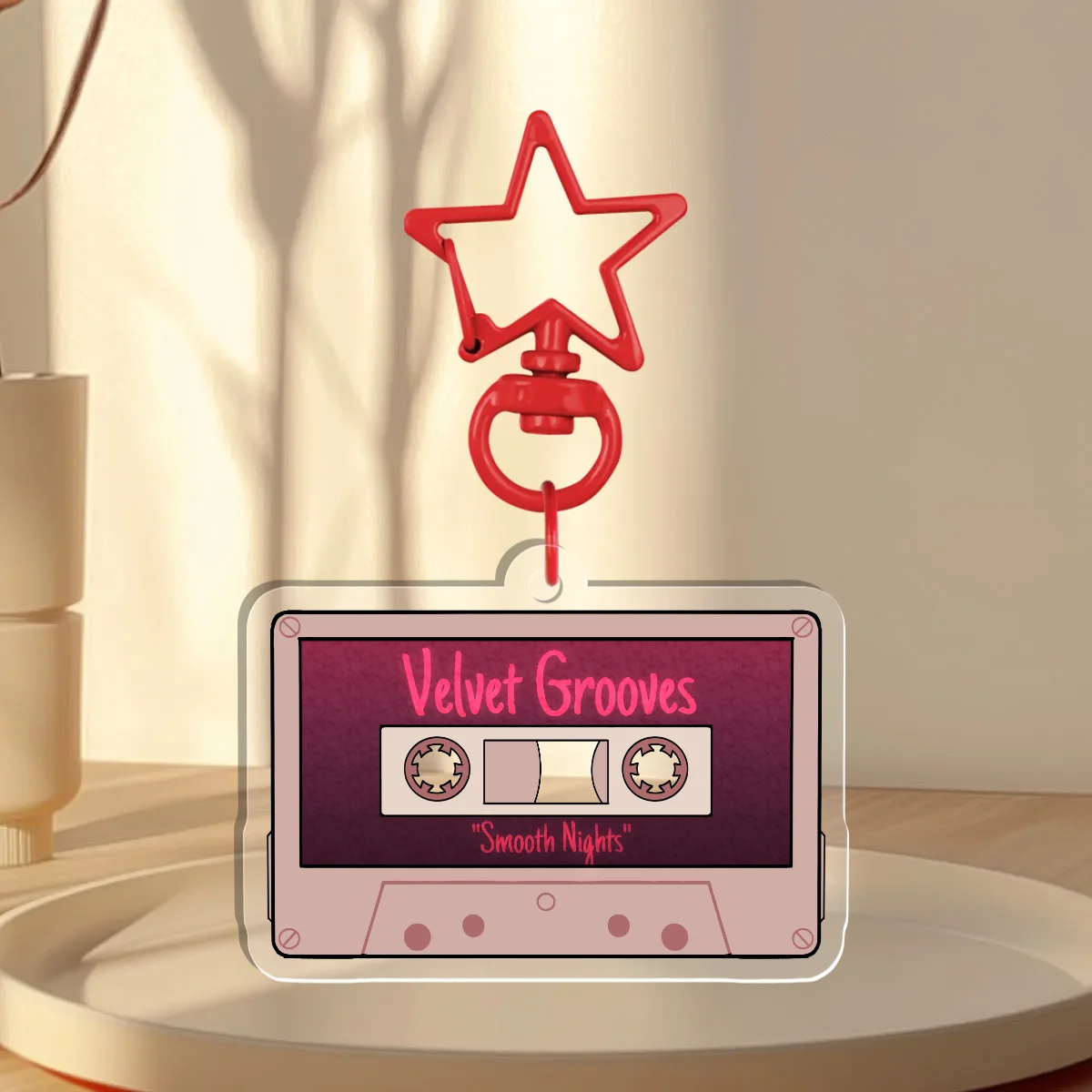 Velvet Grooves Acrylic Keychains
