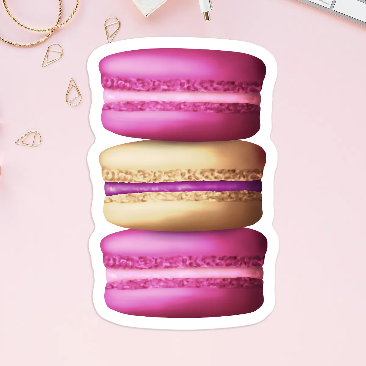 Sapphic Macarons Stickers