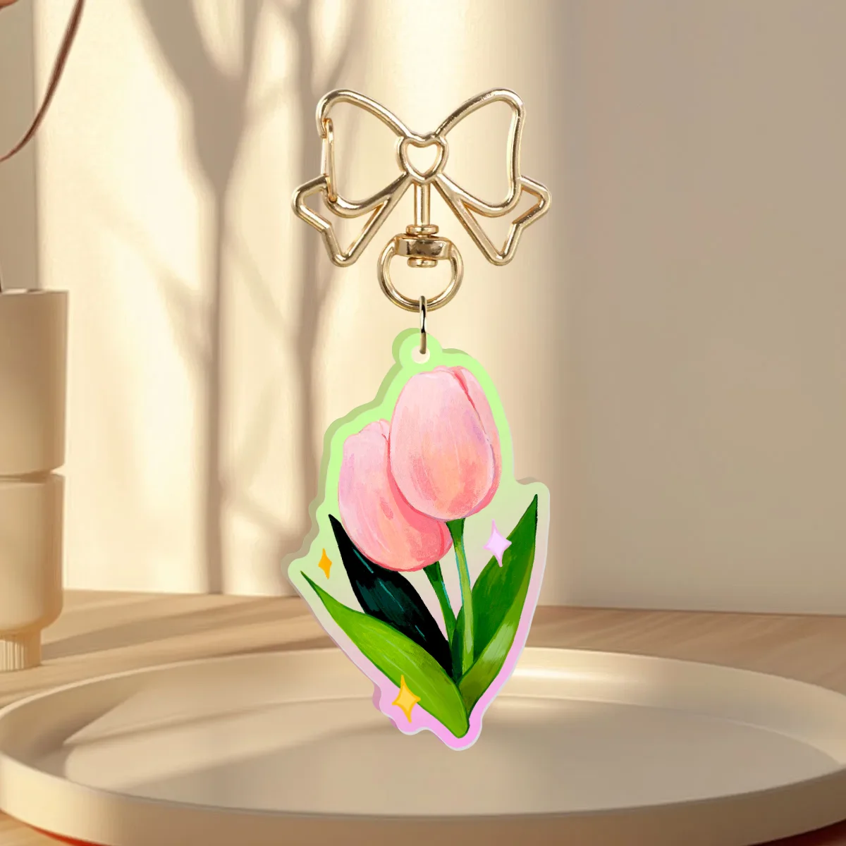 Tulips | Rainbow Acrylic Charms