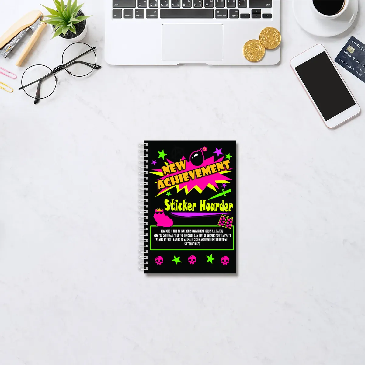 Dungeon Crawler Reusable Sticker Book