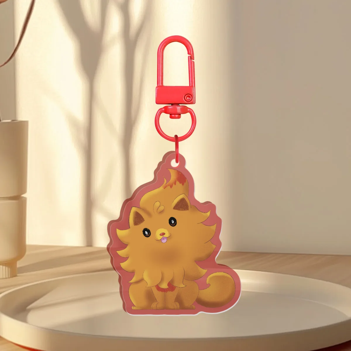 Pombon Colored Acrylic Keychains