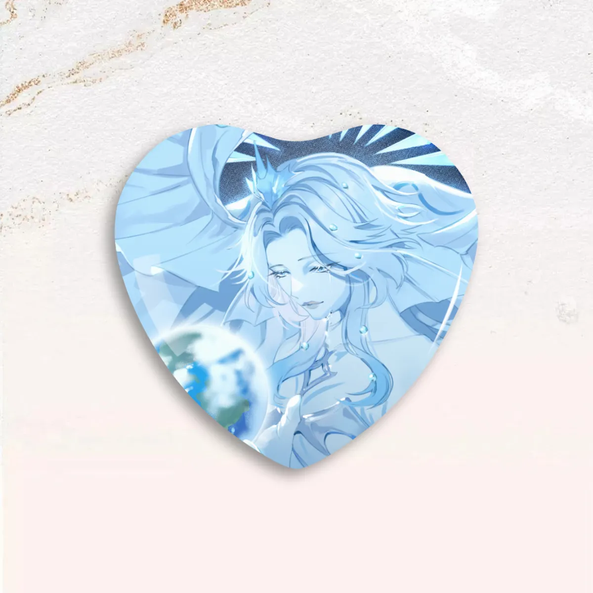 Hydaelyn Heart Shaped Button Pins