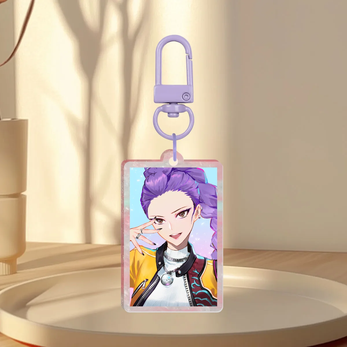 Rumi Pearl Acrylic Keychains