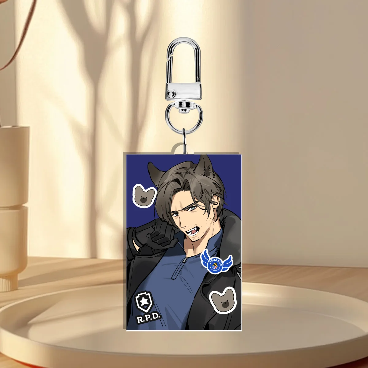 Leon Full Bleed Acrylic Keychains