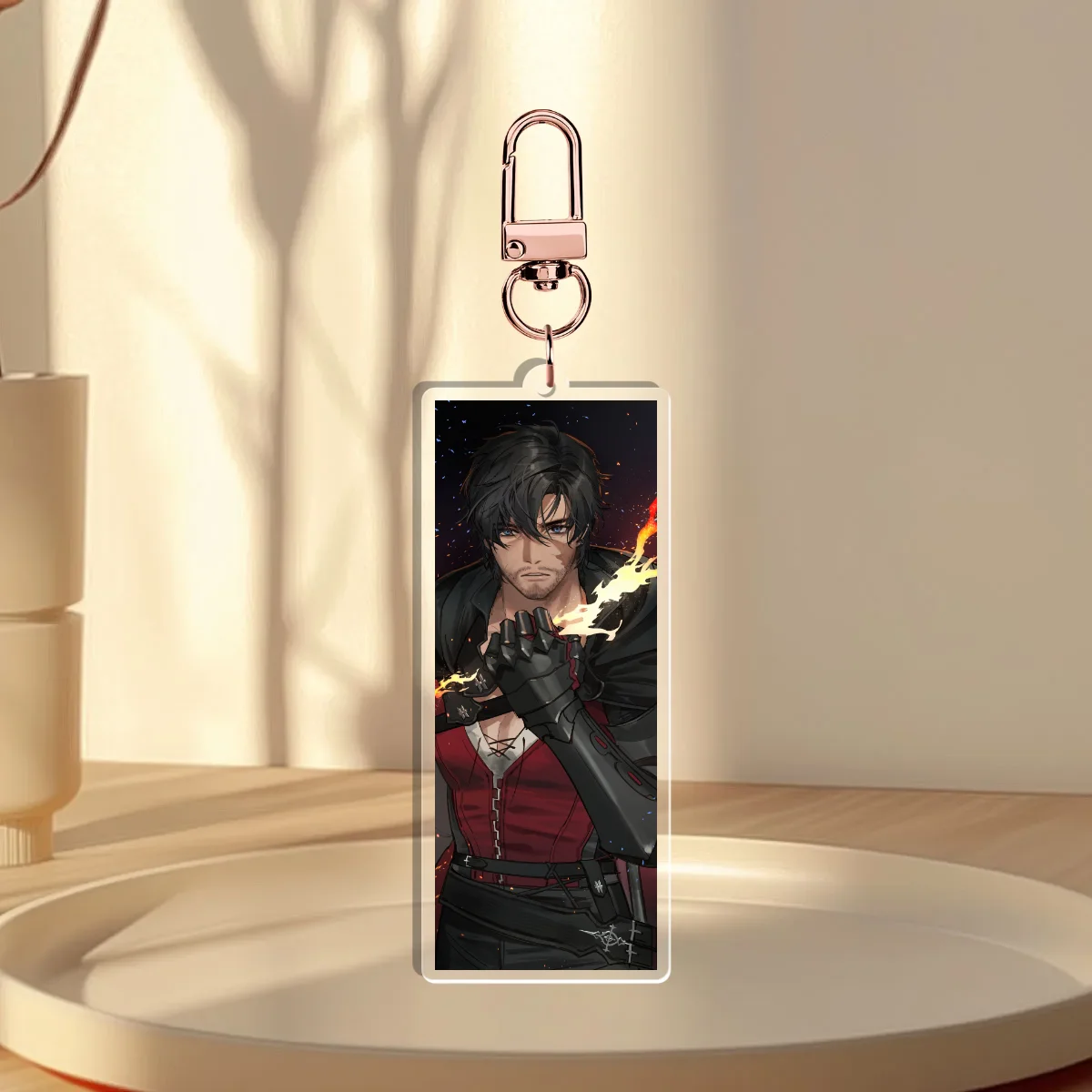 Clive Clear Acrylic Keychains