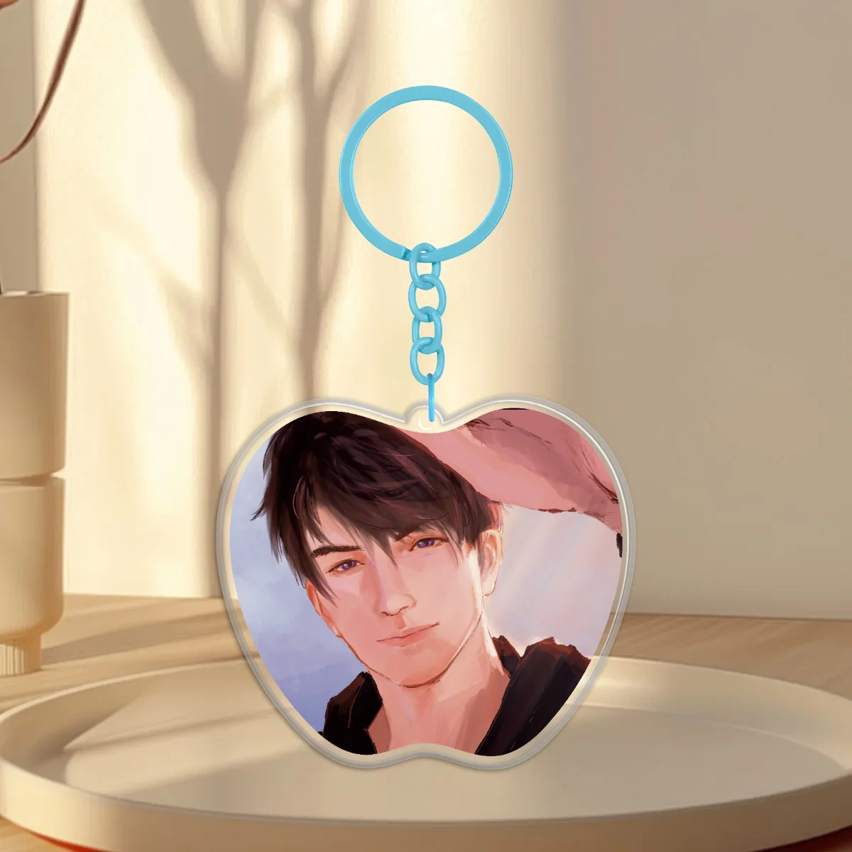 Caleb Epoxy Keychain