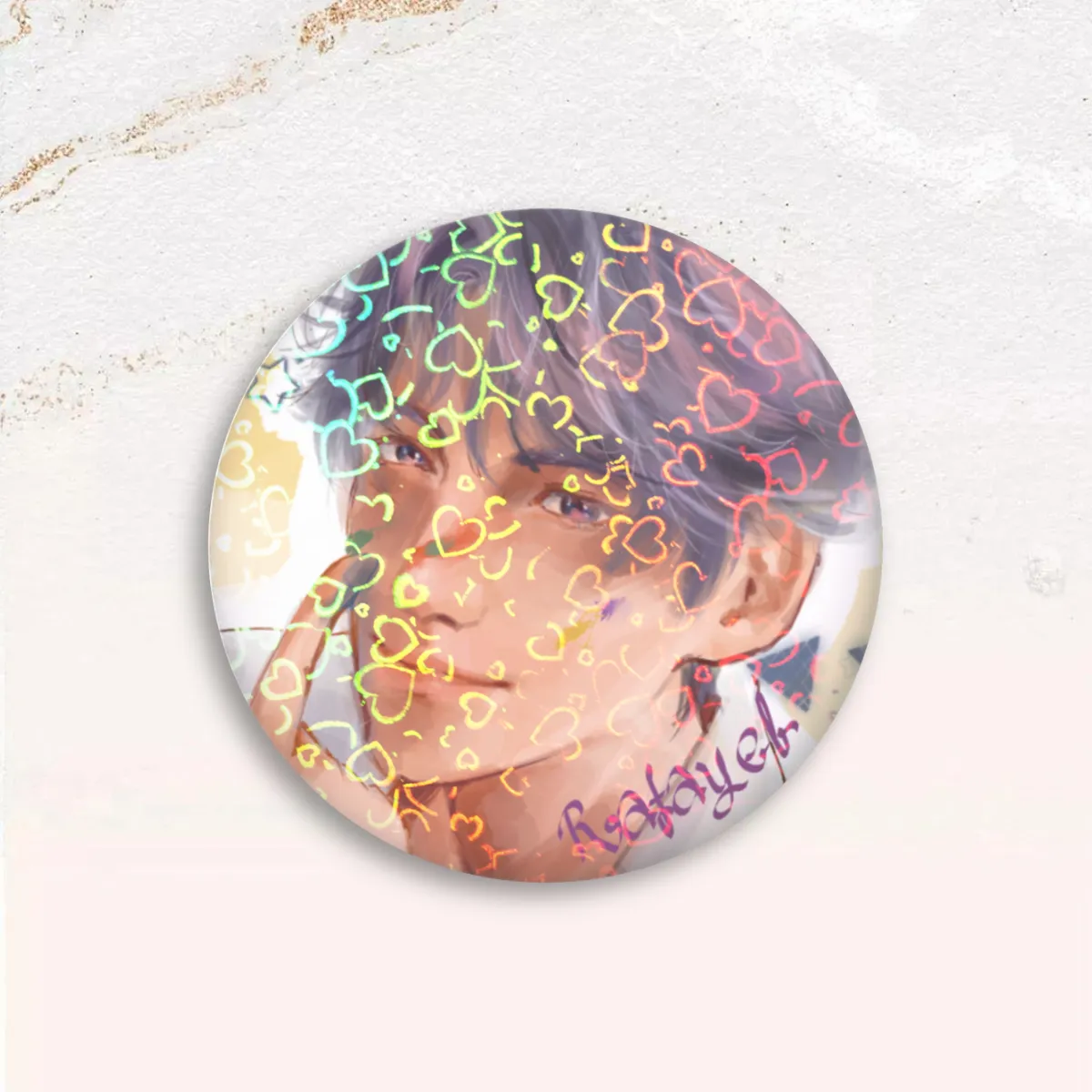 Rafayel Button Pin