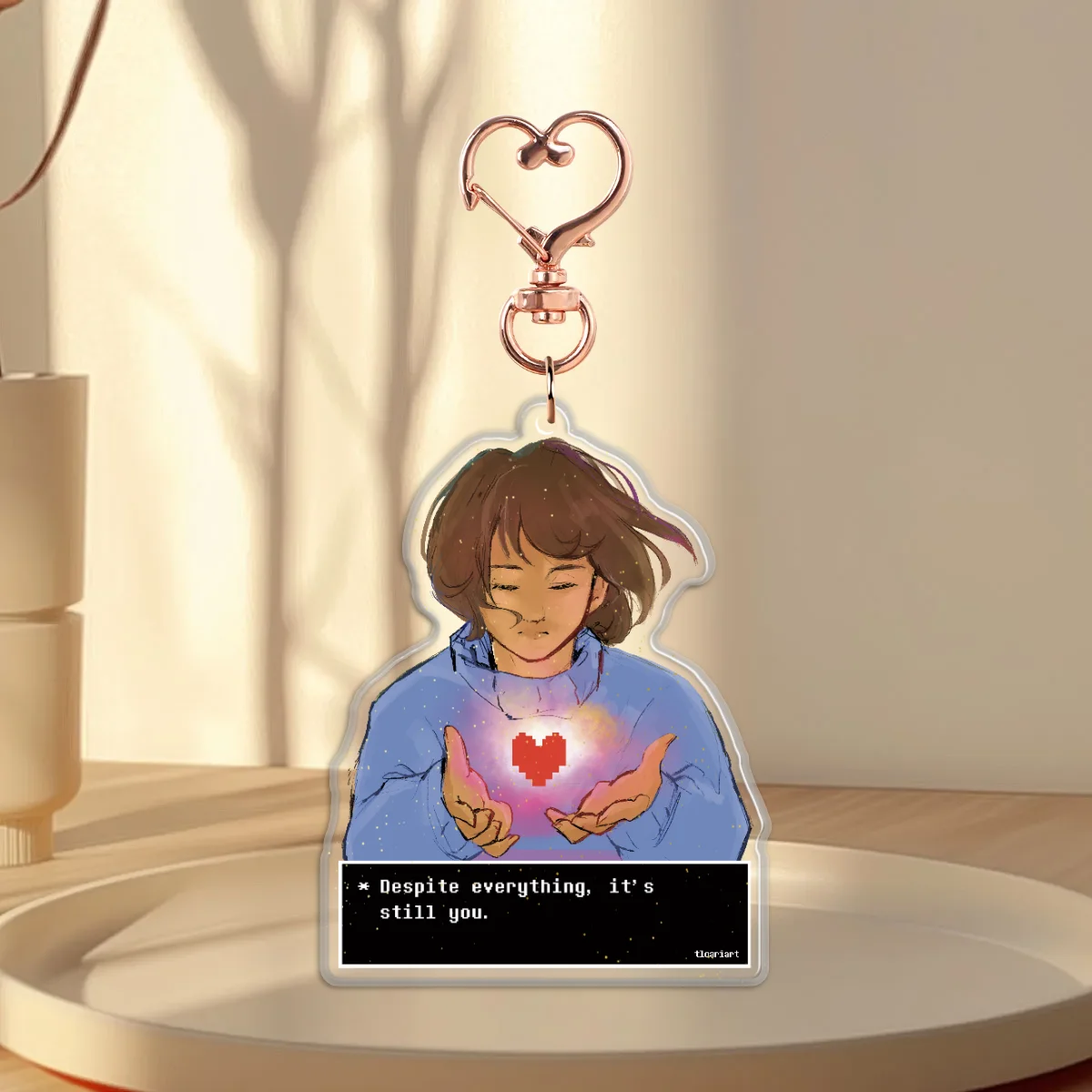 Undertale Frisk Epoxy Keychain