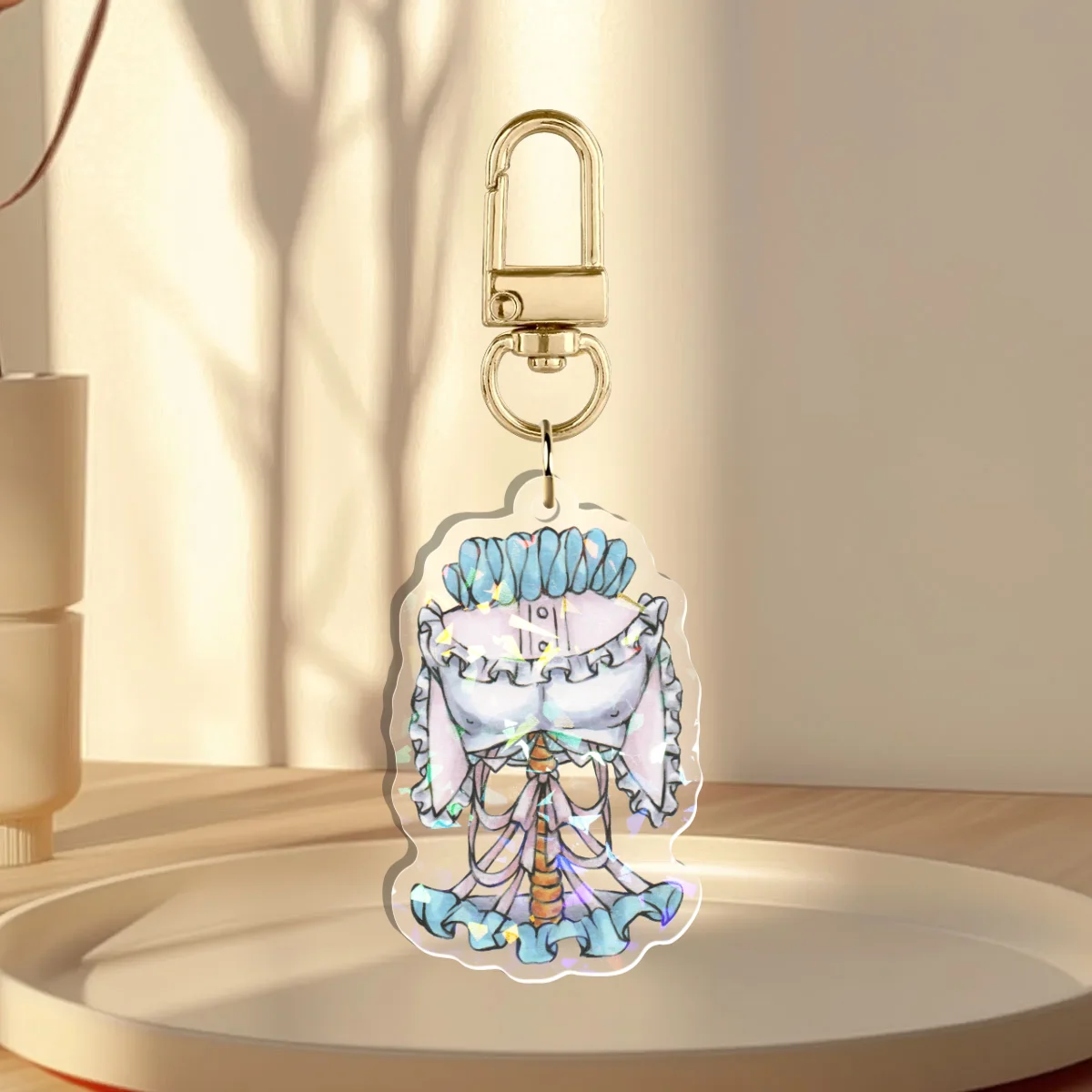 [Funny Insides] Holographic Keychain