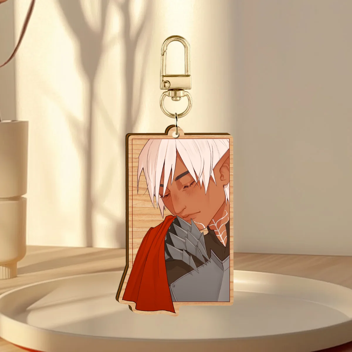 Custom Synthetic Wooden Keychains