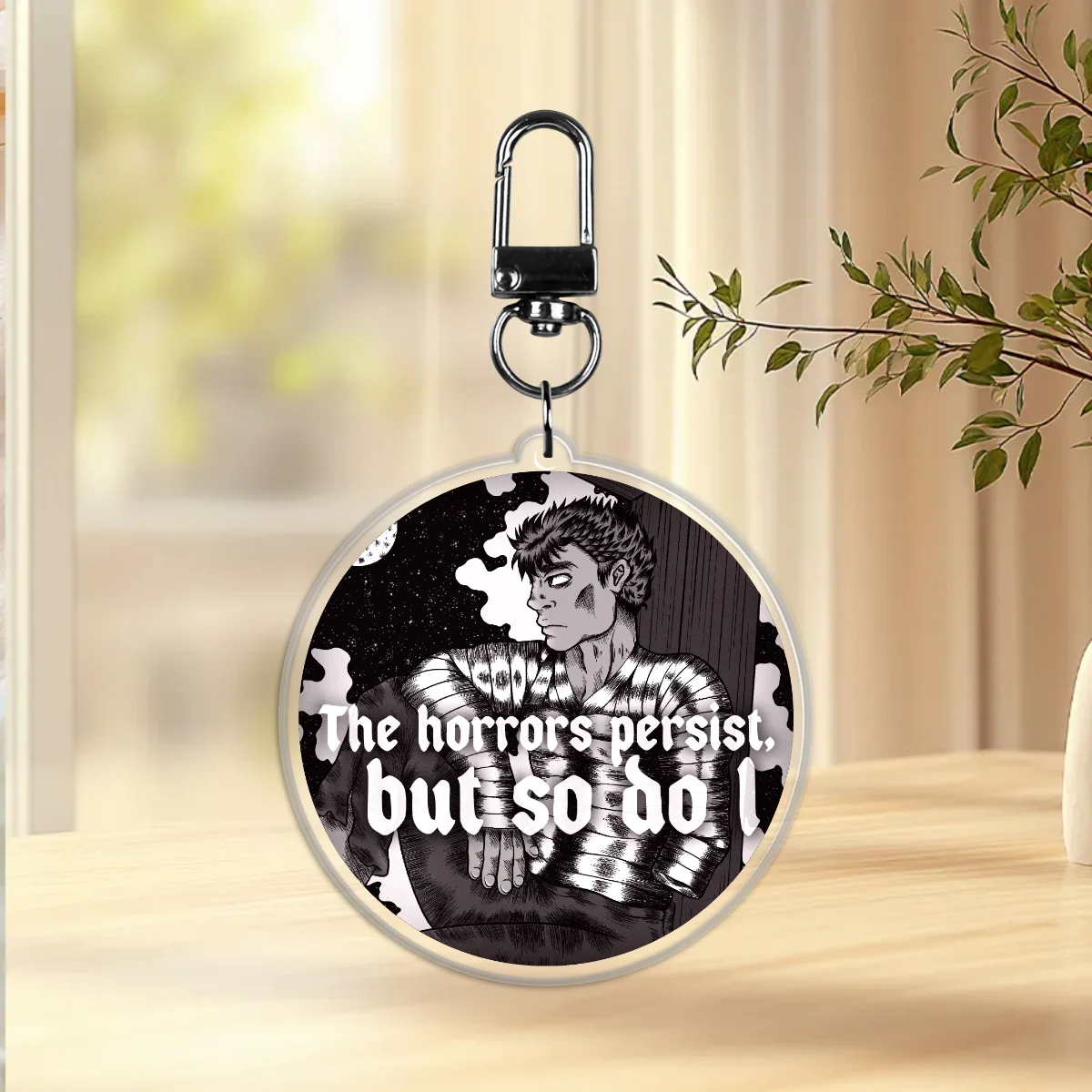 The Horrors Persist Epoxy Keychain