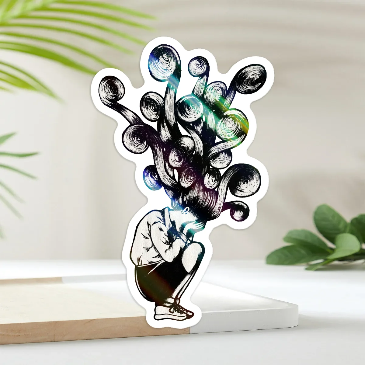Spiralling Kirie Vinyl Stickers