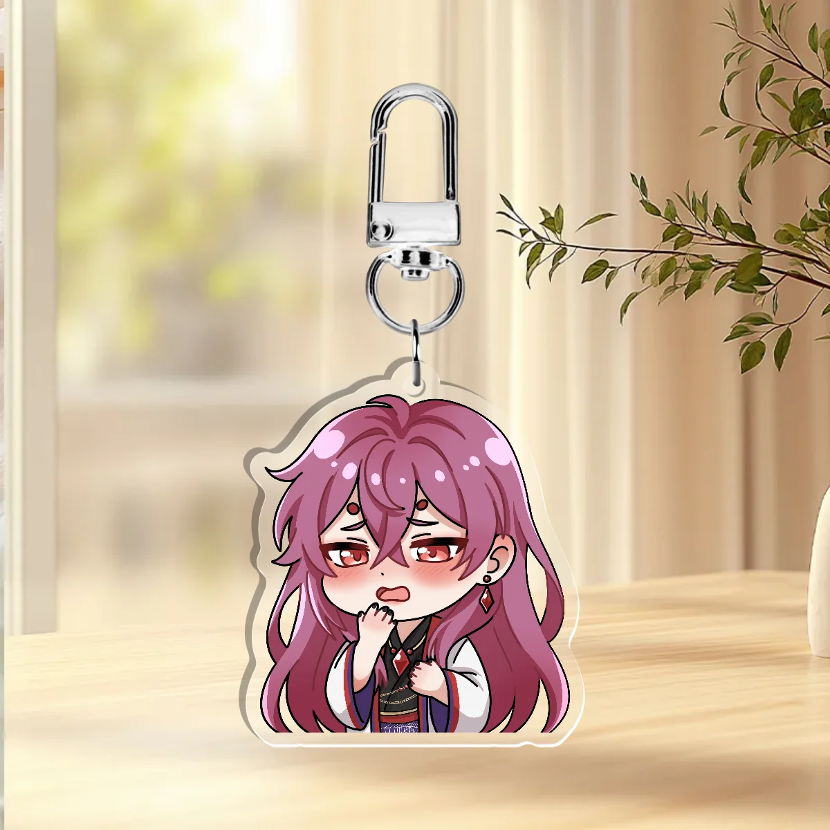 Haunted Divinity - Blushy Chibi Venarok Keychain