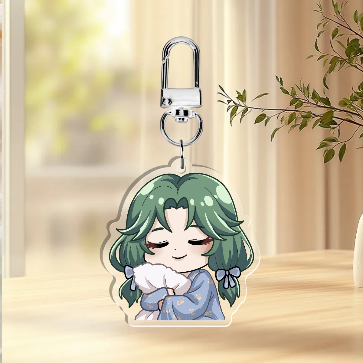 Haunted Divinity - Nightgown Chibi Angie Keychain