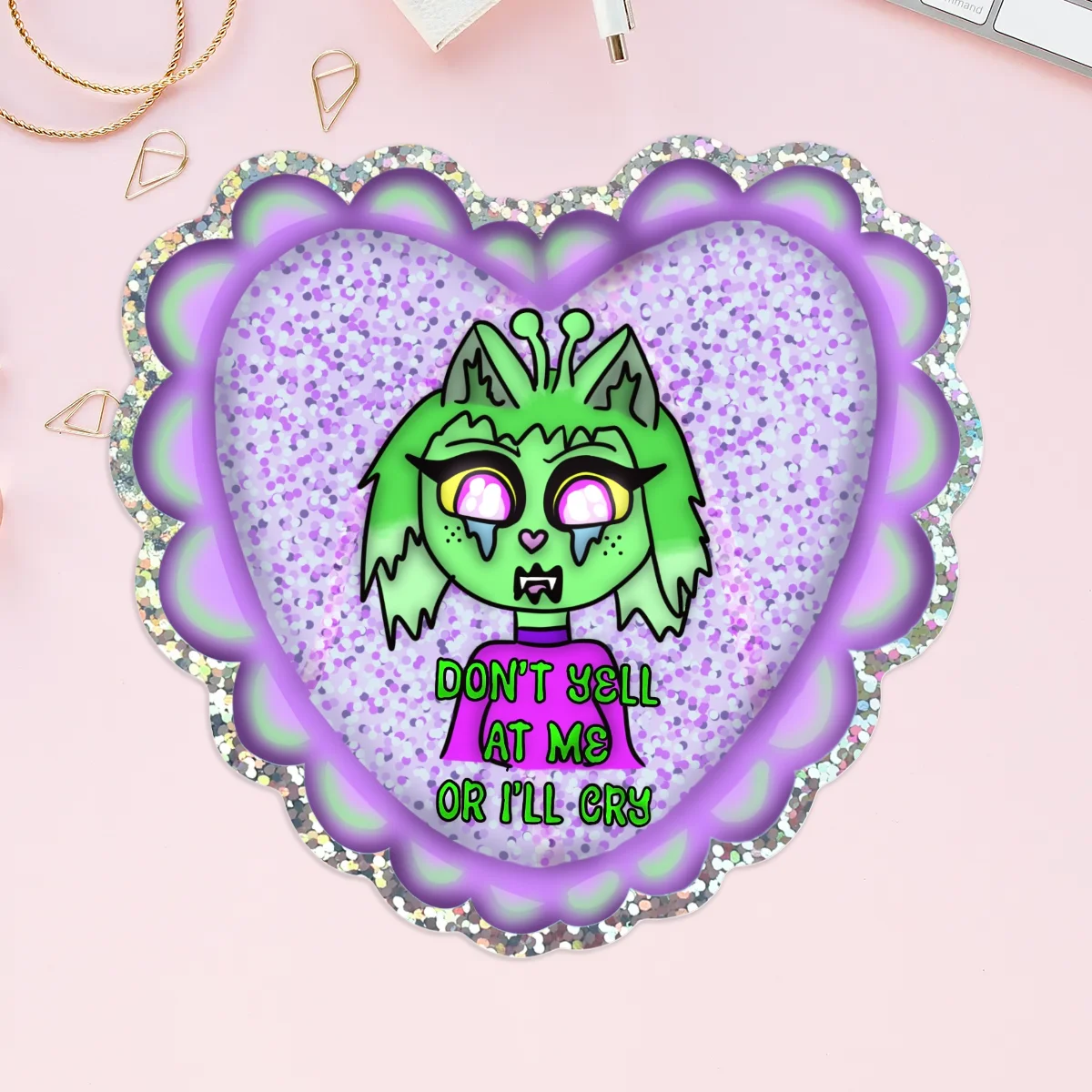 Custom Glitter Stickers