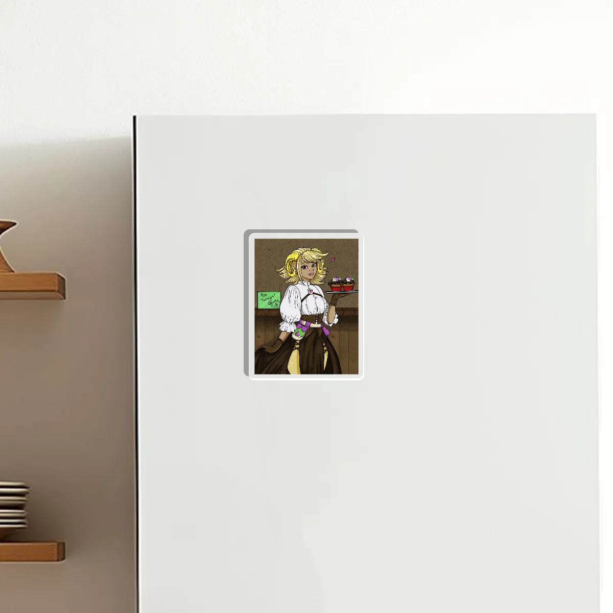 Turnip Merchant Clear Acrylic Fridge Magnets